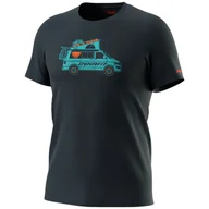 Koszulki sportowe męskie - Koszulka męska Dynafit Graphic Co M S/S Tee Rozmiar: M / Kolor: czarny/niebieski - miniaturka - grafika 1