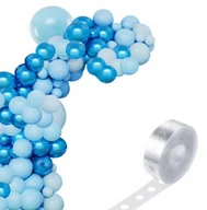 Baby shower i roczek - BALONY GIRLANDA DEKORACJA na roczek Baby shower Niebieski - miniaturka - grafika 1