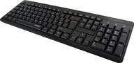 Klawiatury - Schwaiger WKB1000 013 klawiatura RF Wireless QWERTZ Niemiecki Czarny - miniaturka - grafika 1