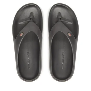 Japonki Tommy Hilfiger Th Comfort Beach Sandal FW0FW08522 Szary - Klapki i japonki damskie - miniaturka - grafika 1