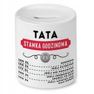 Skarbonki - Skarbonka Dla Taty Idealny na Urodziny Prezent z Nadrukiem ze Zdjęciem - miniaturka - grafika 1