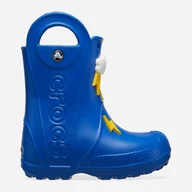Buty dla chłopców - Kalosze chłopięce Crocs Handle It Lightning Bolt Rain Boot Kids 210027-4KZ 32-33 Ciemnoniebieskie (196265679737) - miniaturka - grafika 1