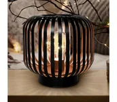 Lampy stojące - Solight WO3103 - LED Dekoracyjna lampa stołowa LED/3xAA czarna/miedź - miniaturka - grafika 1