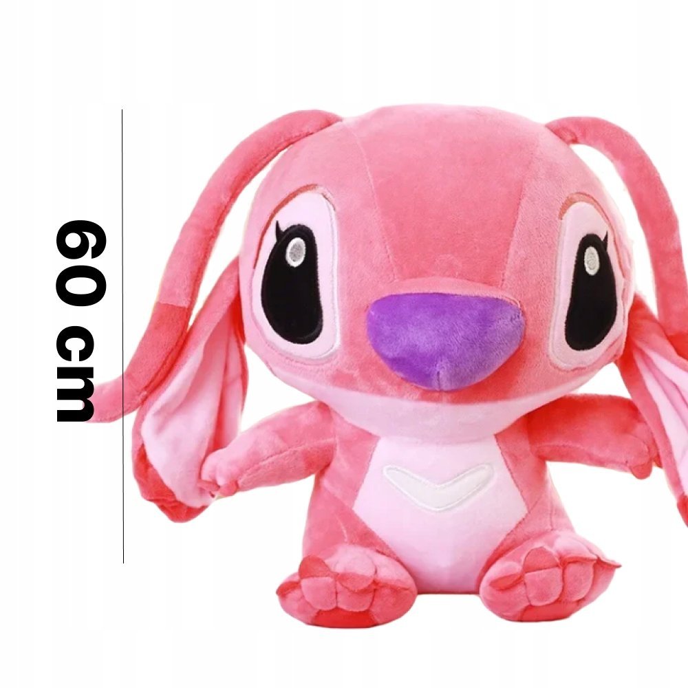 PLUSZAK ANGEL 60 CM GIGANT PRZYTULANKA STITCH ANGEL XXL KAWAII ZABAWKA