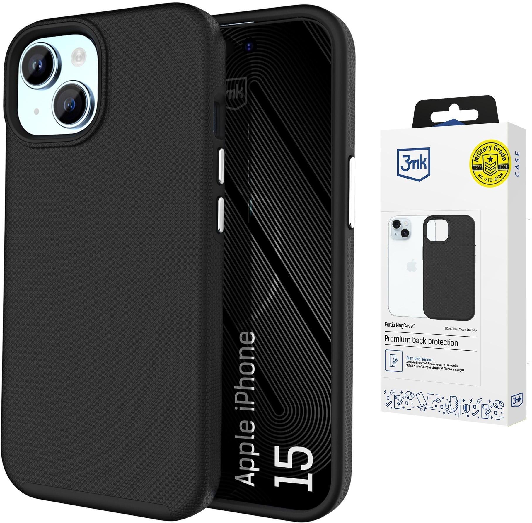 3MK Apple iPhone 15 - 3mk Fortis MagCase