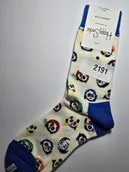 Skarpetki męskie - Kolorowe skarpety Happy Socks unisex rozmiar 36-40 (2191) - miniaturka - grafika 1