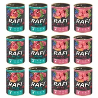 Mokra karma dla psów - Dolina Noteci RAFI Junior Karma mokra dla psa MIX 12x 400 g - miniaturka - grafika 1