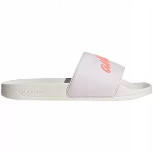 Klapki damskie adidas Adilette Shower biało-różowe GZ5925 38 - Klapki i japonki damskie - miniaturka - grafika 1