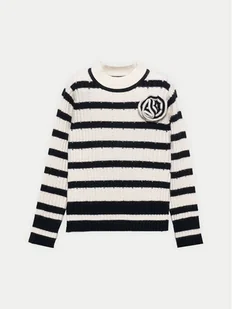 Abel & Lula Sweter 5829 Biały Regular Fit - Swetry dla chłopców - miniaturka - grafika 1