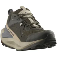 Buty trekkingowe męskie - Buty męskie Salomon Elixir Gore-Tex Rozmiar butów (UE): 46 2/3 / Kolor: ciemnozielony - miniaturka - grafika 1