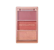 Róże do policzków - Makeup Revolution Icon Blush paleta różów Aura Points Rose 9,8g - miniaturka - grafika 1