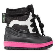 Buty dla dziewczynek - Śniegowce Boatilus Skaty Lace NS07 VAR.05ZU Czarny - miniaturka - grafika 1