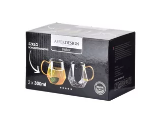 Komplet 2 Kubków Termicznych 300ml8x10,5xh9,2cm Lumarko! - Kieliszki - miniaturka - grafika 2