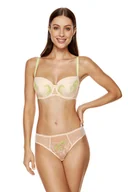 Biustonosze - Soleil biustonosz usztywniany z oryginalnym haftem (kolor beżowy, rozmiar 65F) - miniaturka - grafika 1