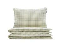 Pościel - pościel zielona kratka 140x200 cm + 1x 80x70 cm - MUMLA - miniaturka - grafika 1