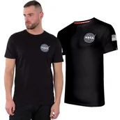 Odzież taktyczna i umundurowanie - Koszulka Alpha Industries Space Shuttle T 176507 03 - Czarna  L - miniaturka - grafika 1