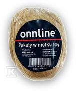 Spoiwa i uszczelnienia - Onnline Pakuły lniane w motku 100g - miniaturka - grafika 1