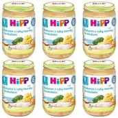 Dania dla dzieci - Hipp Makaron z rybą morską i brokułami po 9. miesiącu zestaw 6 x 220 g - miniaturka - grafika 1
