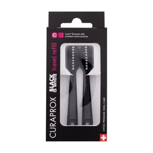 Curaprox Travel Black Is White Refill Szczoteczka do zębów Zestaw - Szczoteczki do zębów - miniaturka - grafika 1