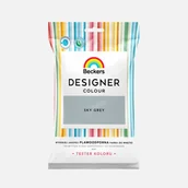 Farby wewnętrzne - Beckers Farba lateksowa Designer Colour TESTER Sky Grey 0,05 l - miniaturka - grafika 1
