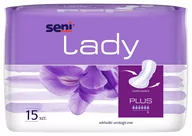 Kosmetyki do higieny intymnej - Seni Lady Plus Wkładki Urologiczne 15 Szt. - miniaturka - grafika 1