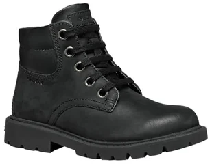 Geox J SHAYLAX BOY B Botki, czarne, 11 UK dziecko, Czarny, 11 UK Child - Botki damskie - miniaturka - grafika 1