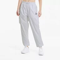 Spodnie damskie - PUMA Spodnie damskie Classics Utility Pants biały Puma biały S - miniaturka - grafika 1