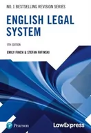 Książki obcojęzyczne o biznesie i marketingu - Law Express Revision Guide: English Legal System - miniaturka - grafika 1