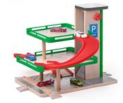 Pociągi dla dzieci - Woody Zabawka dla chłopca Garaż z autkami SIKU WD93070 - miniaturka - grafika 1