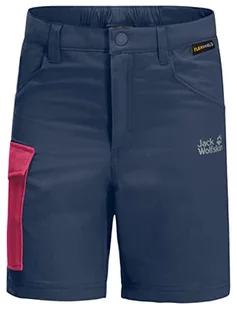 Jack Wolfskin Szorty Dla Dzieci Active K, Dark Indigo, 140 - Spodenki damskie - miniaturka - grafika 1
