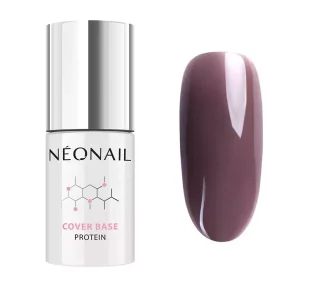 NeoNail - COVER Base Protein - Proteinowa, koloryzująca baza do paznokci - 7,2 ml - 9485-7 - MAUVE NUDE - Lakiery hybrydowe - miniaturka - grafika 1