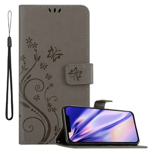 Cadorabo Etui do Apple iPhone 13 PRO MAX Etui ochronne w kolorze szarym Etui ochronne na telefon komórkowy Etui Flowers Flower Case - Etui i futerały do telefonów - miniaturka - grafika 1