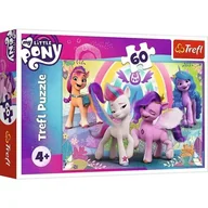 Puzzle - Trefl Puzzle 60 Urocze Kucyki Pony - miniaturka - grafika 1