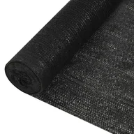 Akcesoria do ogrodzeń - vidaXL Lumarko Siatka cieniująca, czarna, 1x10 m, HDPE, 195 g/m! 149353 - miniaturka - grafika 1