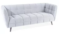 Sofy i kanapy - Sofa Castello 3 Velvet Wenge / Bluvel 03 Szary - miniaturka - grafika 1