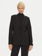 Marynarki i żakiety damskie - Calvin Klein Marynarka K20K207632 Czarny Slim Fit - miniaturka - grafika 1