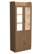 Meble do szkół i przedszkoli - Szafa szkolna z witryną Bałtyk K - miniaturka - grafika 1