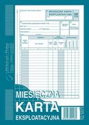 Druki akcydensowe - Michalczyk&Prokop 803-3 Miesięczna kart.eksplat* cyjna SM-113 MICHALCZYK I PROK - miniaturka - grafika 1