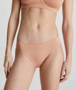CALVIN KLEIN MAJTKI FIGI BEŻOWE Z LOGO BEZSZWOWE L 0A1D2_D* TIA - Majtki damskie - miniaturka - grafika 1