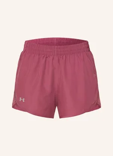 Under Armour Szorty Do Biegania 2 W 1 Ua Fly By 3” rot - Spodenki damskie - miniaturka - grafika 1