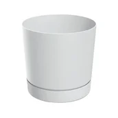 Donice - Donica PROSPERPLAST Tubo P DPOP200-S449 (19.9 x 19.6 cm) Biały - miniaturka - grafika 1