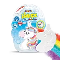 Kosmetyki kąpielowe dla dzieci - Craze INKEE Foamy Rainbow - tęczowa kula kąpielowa dla dzieci, dodatek do kąpieli o zapachu truskawek, kula do kąpieli w chmurach lub kształcie jednorożca, 110 g - miniaturka - grafika 1