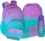 Plecaki szkolne i tornistry - Plecak szkolny młodzieżowy Coolpack Gradient Blueberry zestaw 4 8 klasa - miniaturka - grafika 1