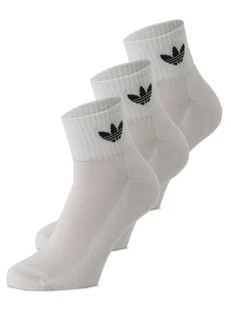 adidas Originals Skarpety w 3-paku Kobiety biały jednolity, M - Skarpetki damskie - miniaturka - grafika 1