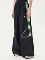 Spodnie sportowe damskie - adidas Spodnie dresowe Teamgeist adicolor JV7478 Czarny Oversize - miniaturka - grafika 1