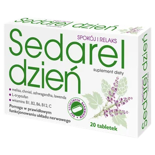 Sedarel Dzień, 20 tabletek - Układ nerwowy - miniaturka - grafika 1