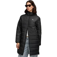 Kurtki damskie - Kurtka damska Puma ESS Hooded Padded Parka czarna 685232 01 - miniaturka - grafika 1