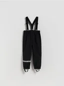 Spodenki dla niemowląt - Reserved - Spodnie na szelkach - ciemnoszary - miniaturka - grafika 1