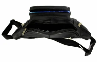 Saszetka Skórzana Na Pas Biodrówka Nerka MAGRE (PL) Skóra Naturalna Krzyś 3 Duża Kieszonka Na Smartfona 37 x 14 x 14 [cm] - Nerki - miniaturka - grafika 6