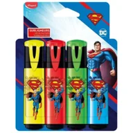 Zakreślacze - Zakreślacz Superman Fluo 4szt MAPED - miniaturka - grafika 1